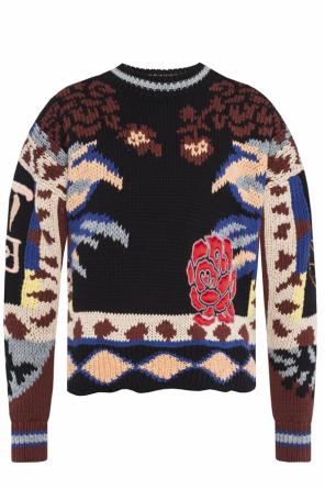 Woven sweater with a patch, zdjęcie 1 Woven sweater with a patch od Etro